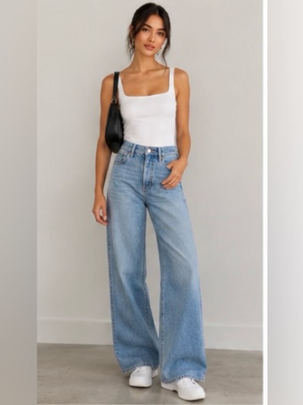 BDG Light Blue High-Rise Wide-Leg Jeans (Urban Outfitters)